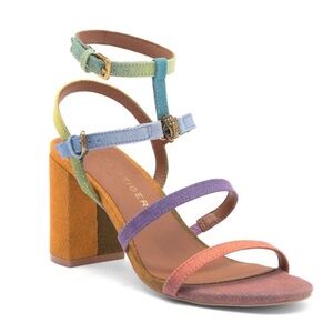 KURT GEIGER LONDON Women's Hampton Block Heel Gladiator Sandals Size EU 40